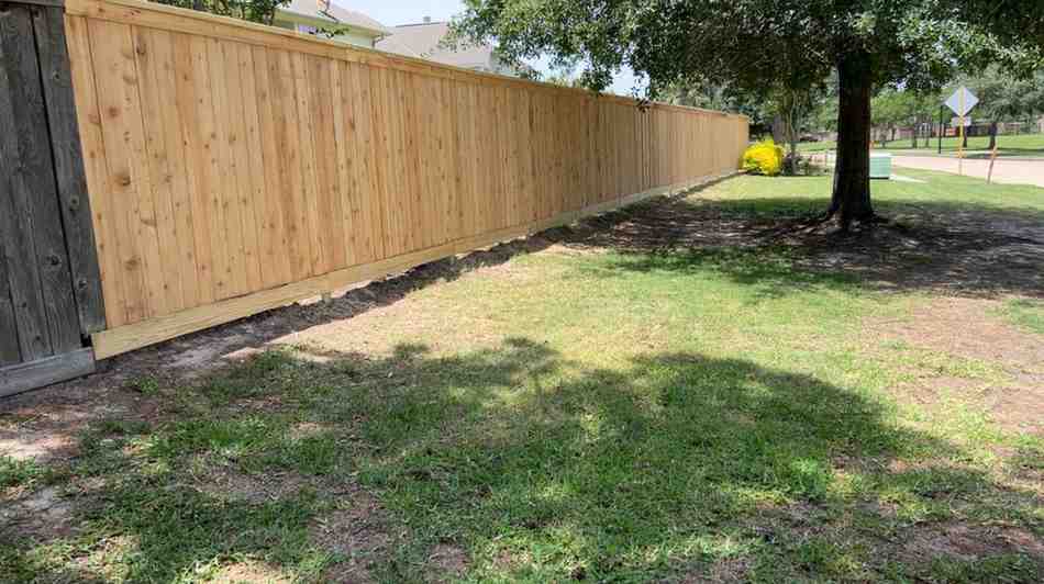 wood fence
